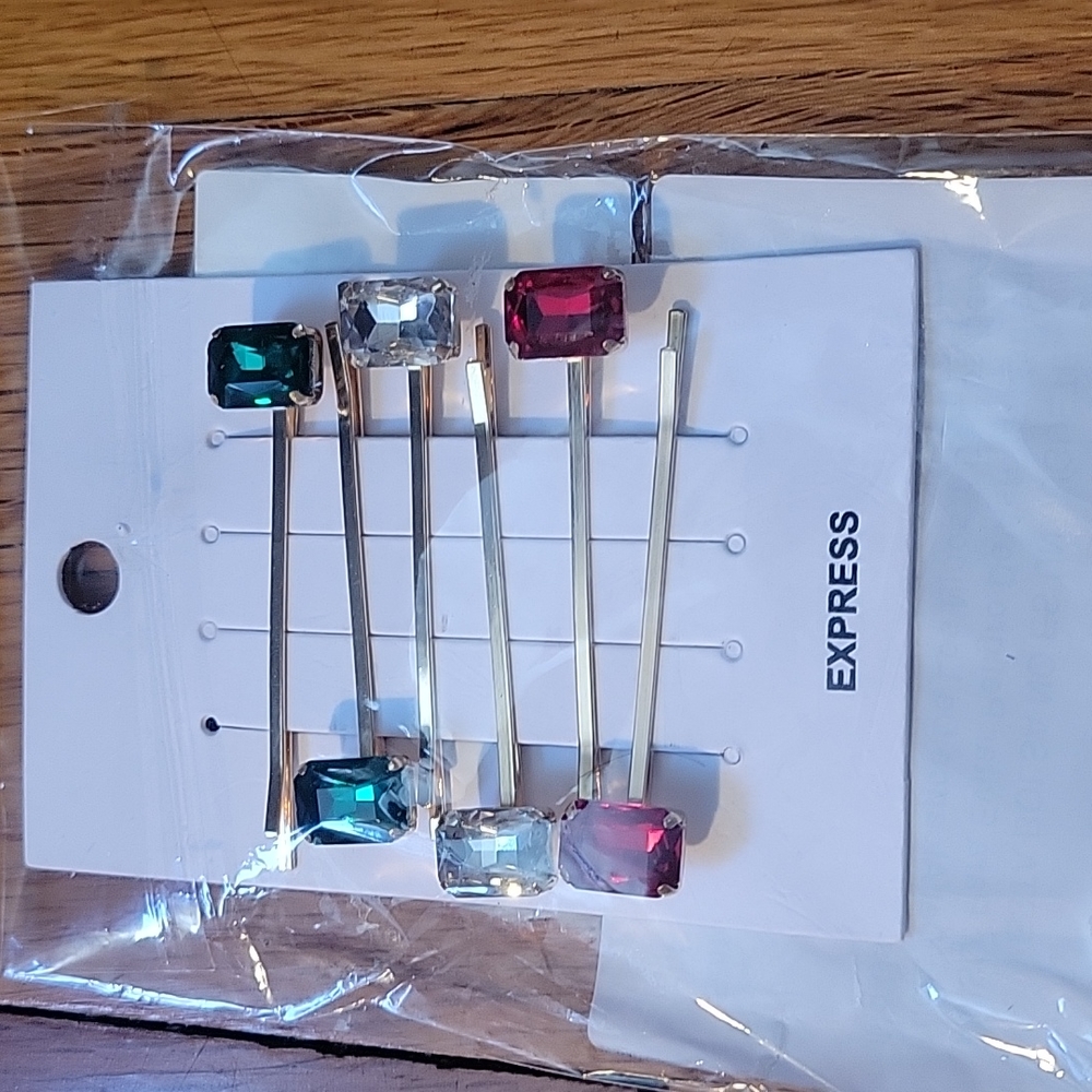 Express Set Of 6 Jewel Clips - Picture 4 of 4
